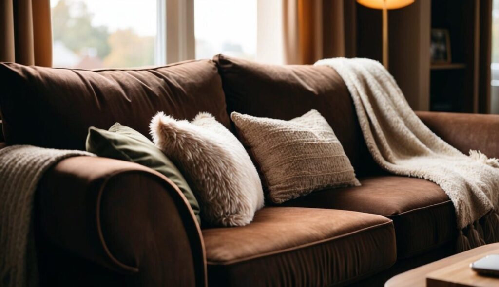 Microsuede Couch